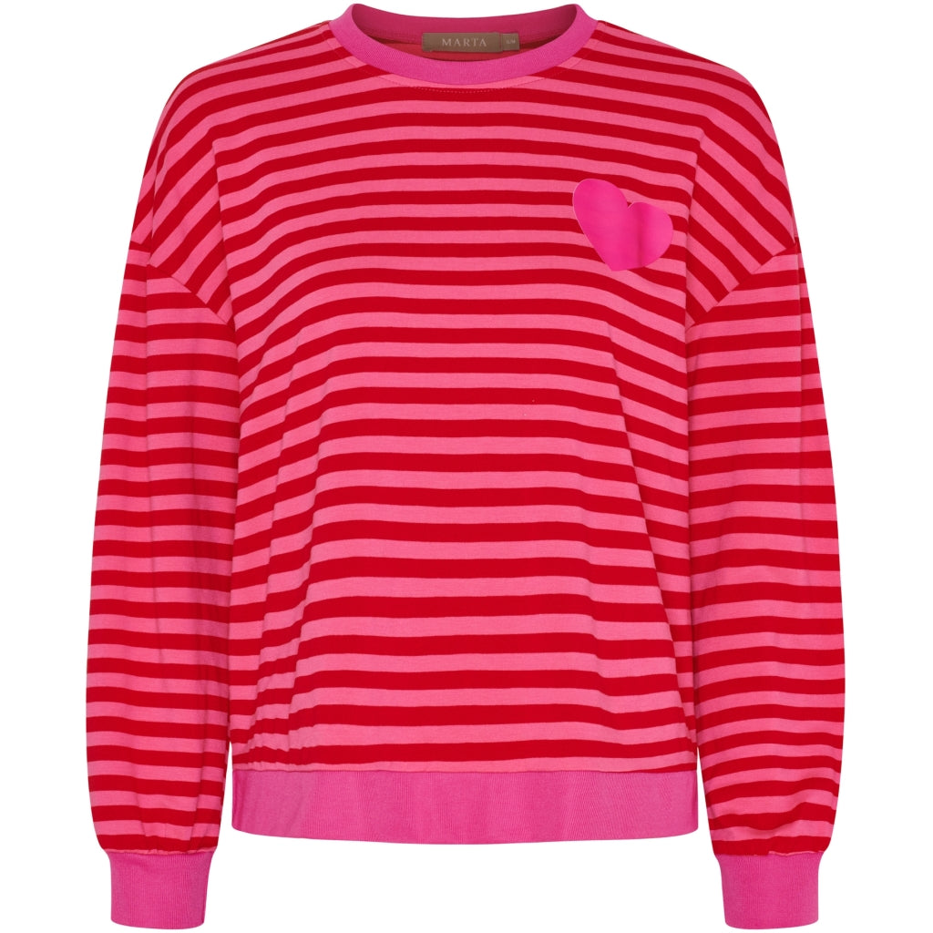 MARTA DU CHATEAU Marta du Chateau dame langærmet T-shirt MdcVilda 58903 LS Tee Fuxia/Pink