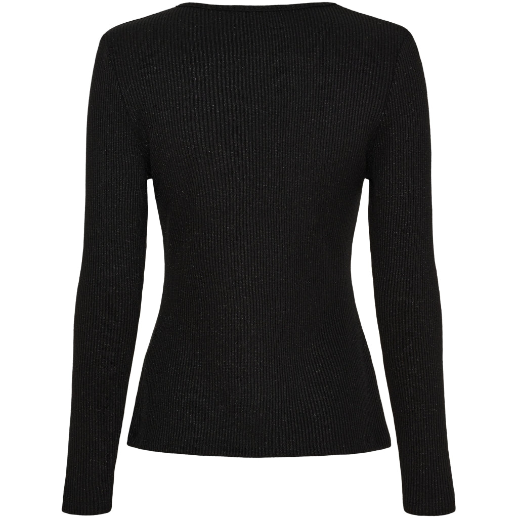 MARTA DU CHATEAU Marta du Chateau dame langærmet t-shirt 38915M LS Tee Black