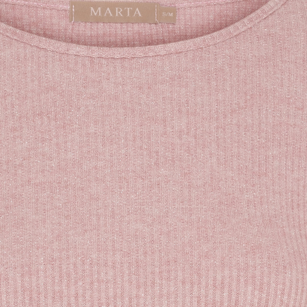 MARTA DU CHATEAU Marta du Chateau dame langærmet t-shirt 38915M LS Tee Rosa