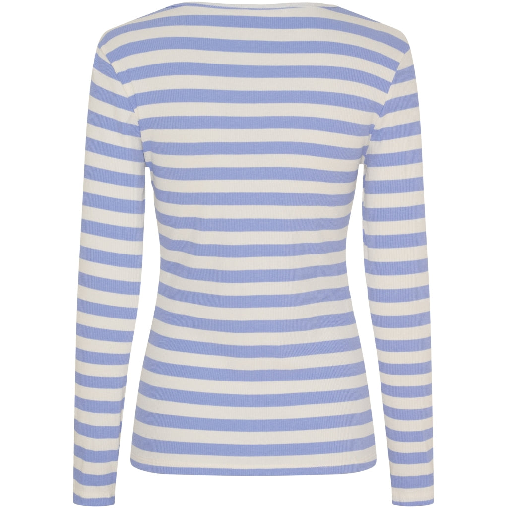 MARTA DU CHATEAU Marta du Chateau dame langærmet t-shirt MdcBegonia 7702 LS Tee Celeste