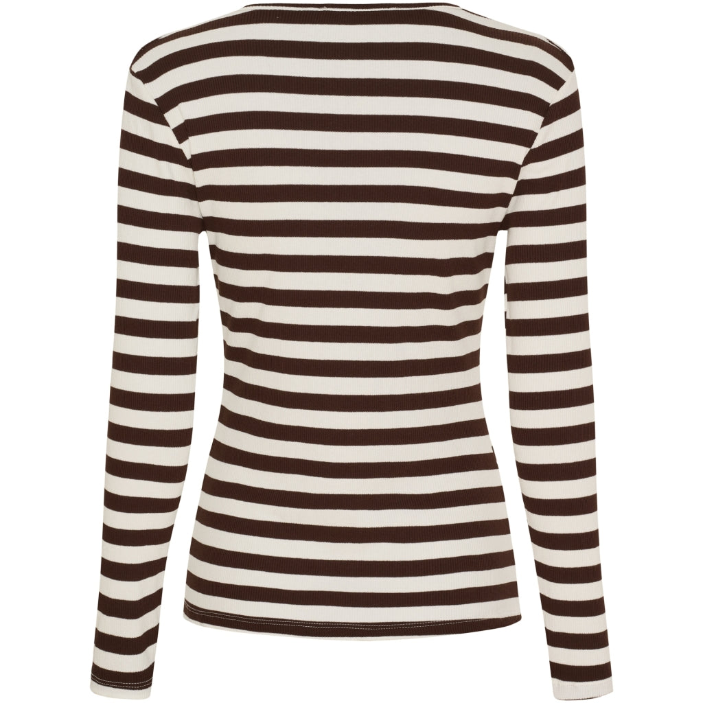 MARTA DU CHATEAU Marta du Chateau dame langærmet t-shirt MdcBegonia 7702 LS Tee Moro