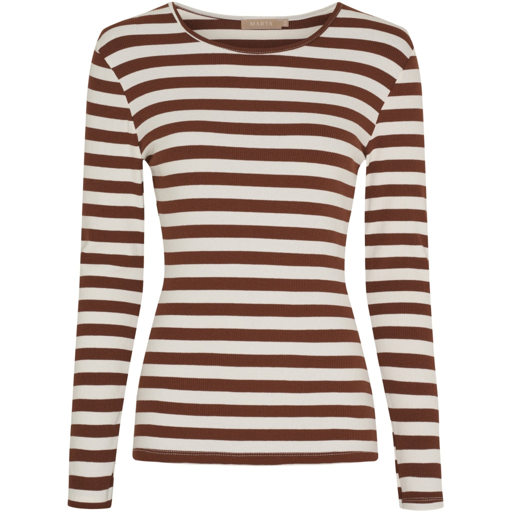 MARTA DU CHATEAU Marta du Chateau dame langærmet t-shirt MdcBegonia 7702 LS Tee Noce