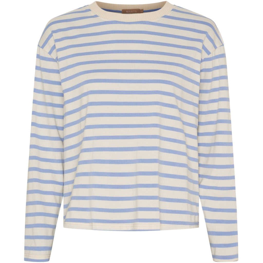 MARTA DU CHATEAU Marta du Chateau dame langærmet t-shirt MdcKara 58709 LS Tee Jeans