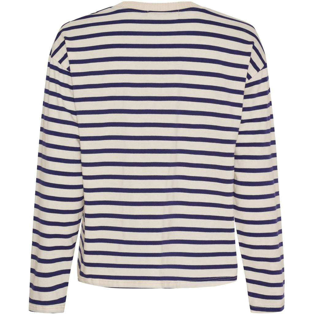MARTA DU CHATEAU Marta du Chateau dame langærmet t-shirt MdcKara 58709 LS Tee Navy