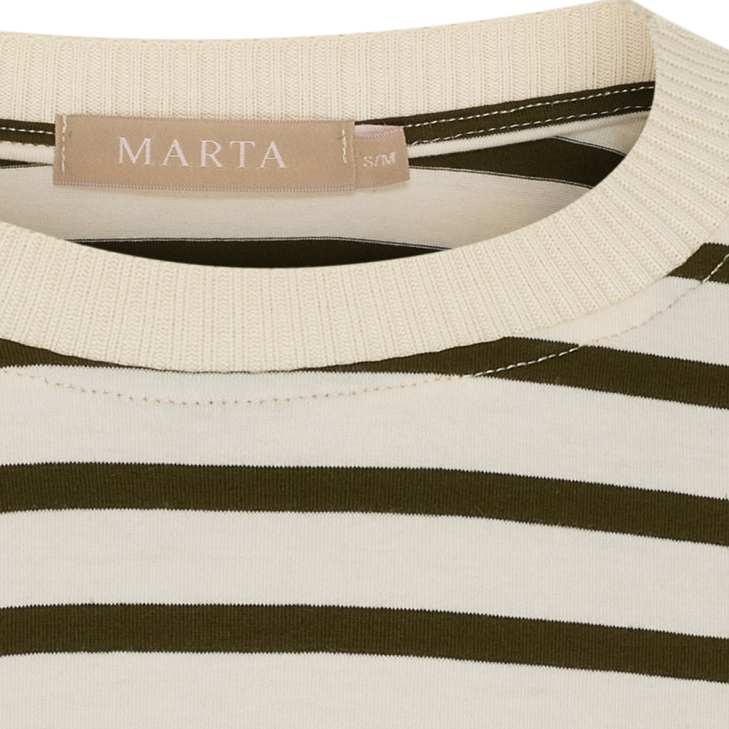 MARTA DU CHATEAU Marta du Chateau dame langærmet t-shirt MdcKara 58709 LS Tee Olive