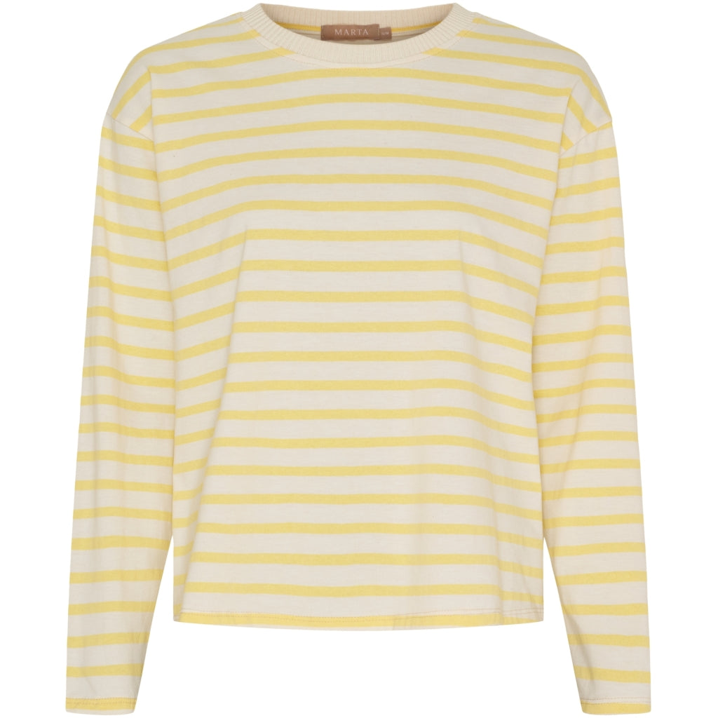 MARTA DU CHATEAU Marta du Chateau dame langærmet t-shirt MdcKara 58709 LS Tee Yellow