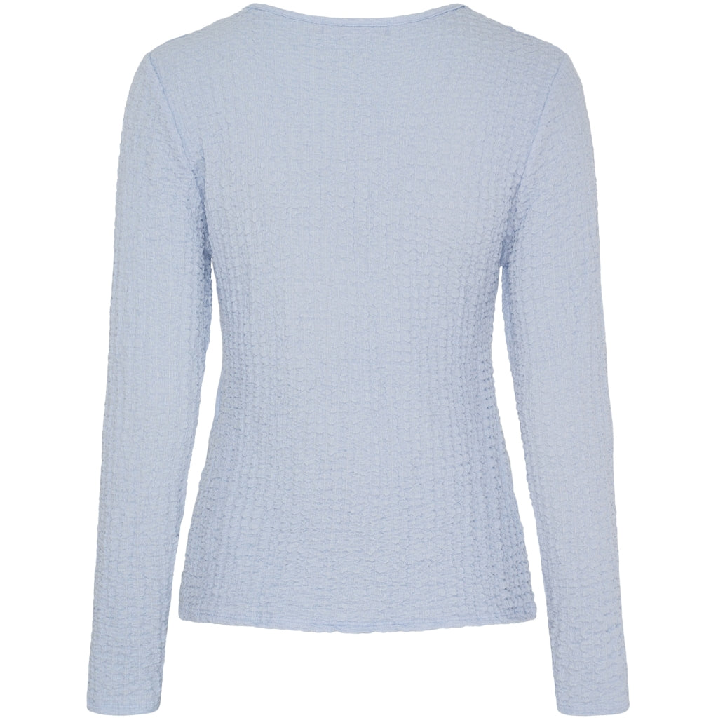 MARTA DU CHATEAU Marta du Chateau dame langærmet t-shirt MdcVionne 38915M Robyn LS Tee LightBlue66