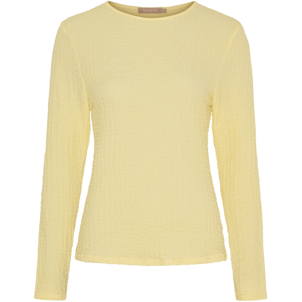 MARTA DU CHATEAU Marta du Chateau dame langærmet t-shirt MdcVionne 38915M Robyn LS Tee Yellow536
