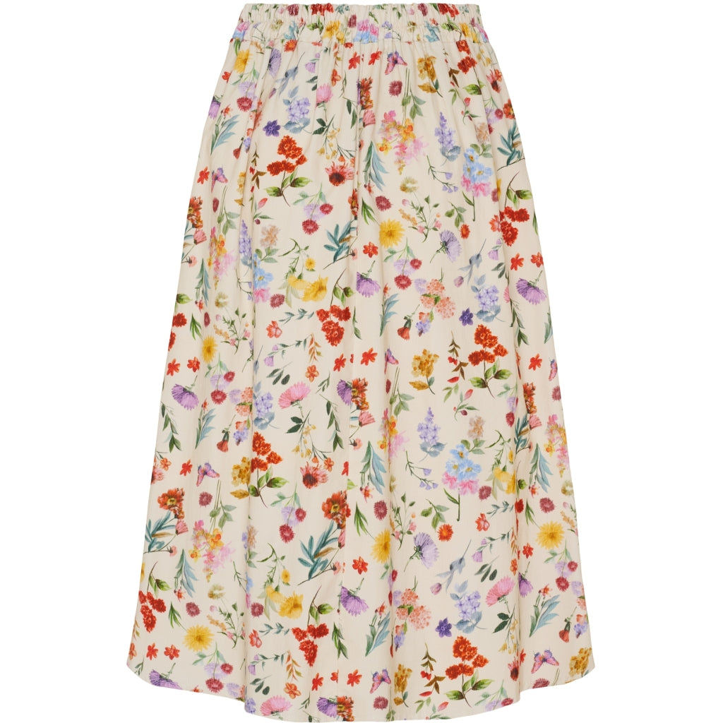 MARTA DU CHATEAU Marta du Chateau dame nederdel MdcCiela 257080V Skirt Beige Print