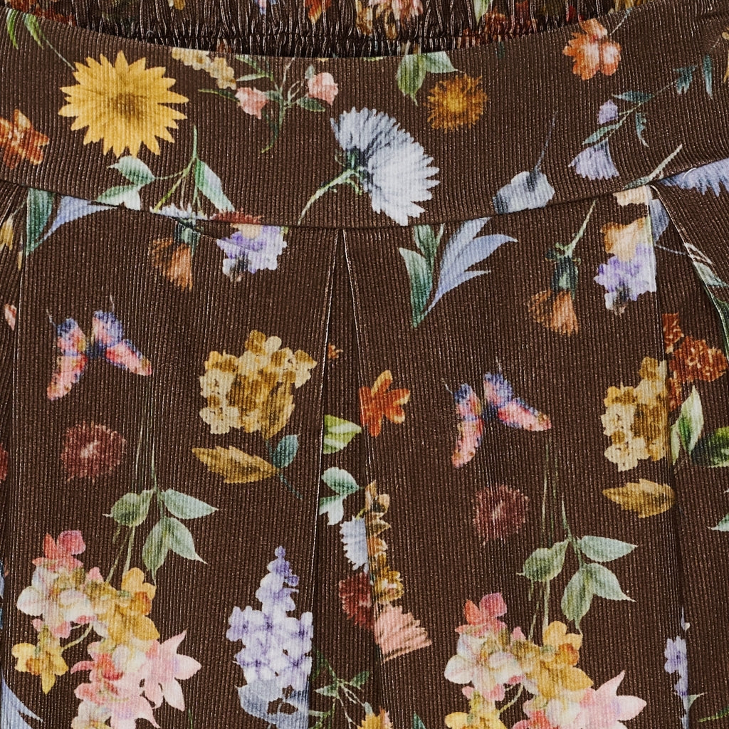 MARTA DU CHATEAU Marta du Chateau dame nederdel MdcCiela 257080V Skirt Brown Print