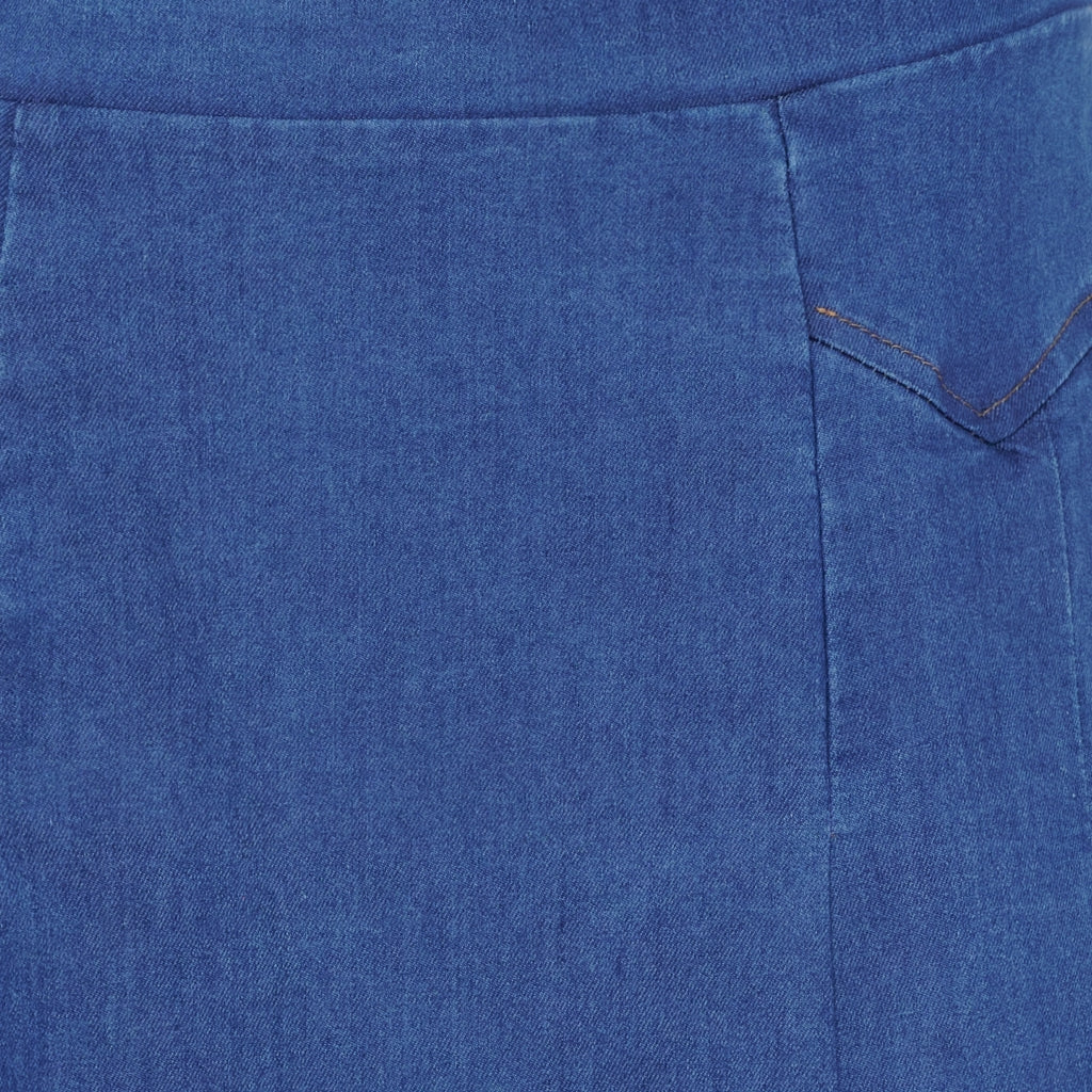 MARTA DU CHATEAU Marta du Chateau dame nederdel MdcEriana SW57123 Skirt Medium Blue