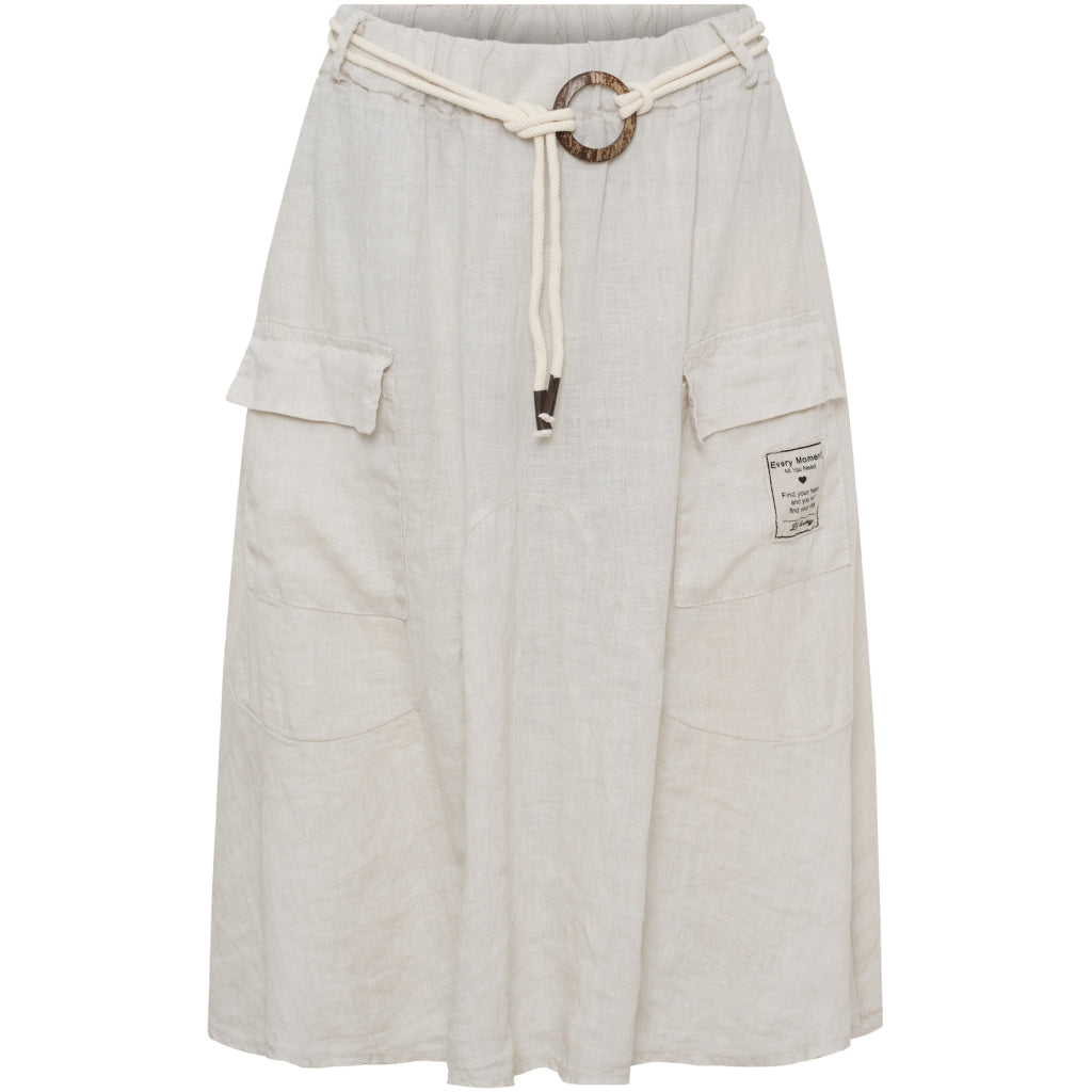 MARTA DU CHATEAU Marta du Chateau dame nederdel MdcEvania 70097 Skirt Beige