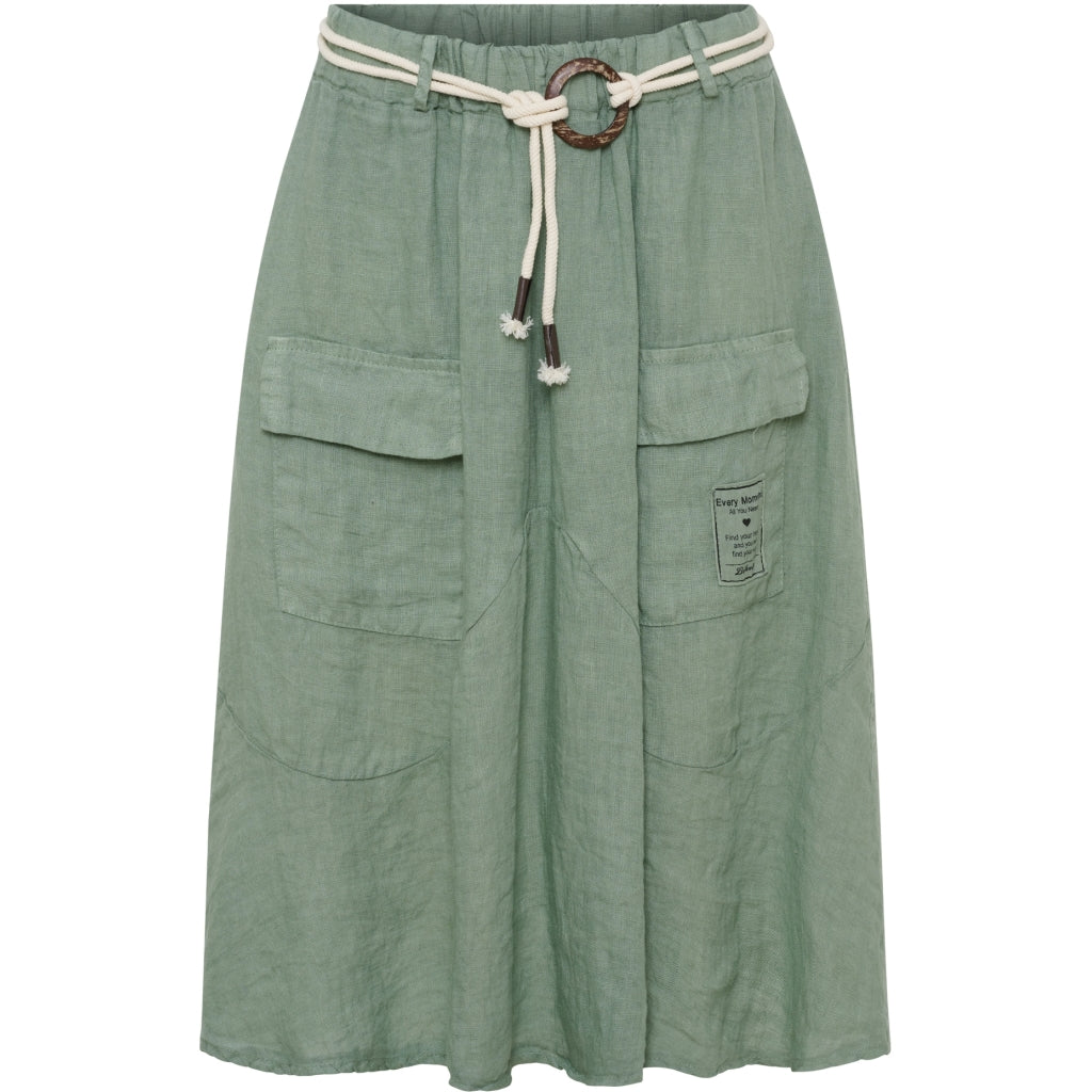MARTA DU CHATEAU Marta du Chateau dame nederdel MdcEvania 70097 Skirt Military