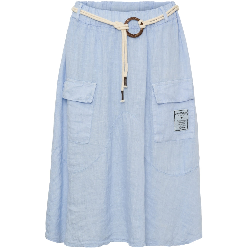 MARTA DU CHATEAU Marta du Chateau dame nederdel MdcEvania 70097 Skirt Sky Blue
