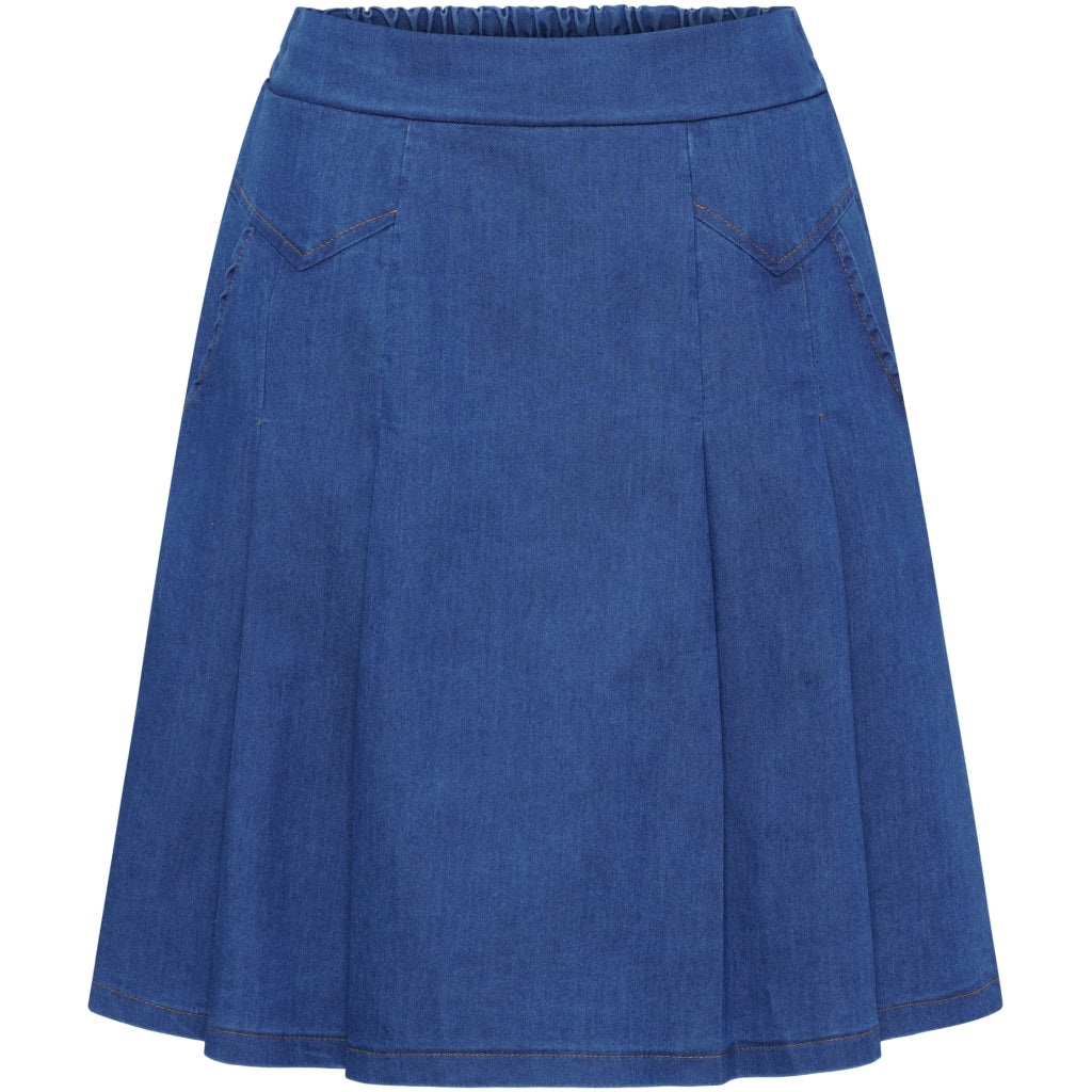 MARTA DU CHATEAU Marta du Chateau dame nederdel MdcEverly SW57106 Skirt Medium Blue