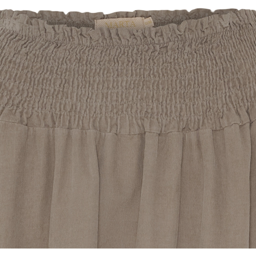 MARTA DU CHATEAU Marta du Chateau dame nederdel MdcFrancoise 247465 Skirt Fango2060