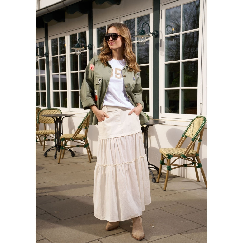 MARTA DU CHATEAU Marta du Chateau dame nederdel MdcGianna DC57117 Skirt Burro
