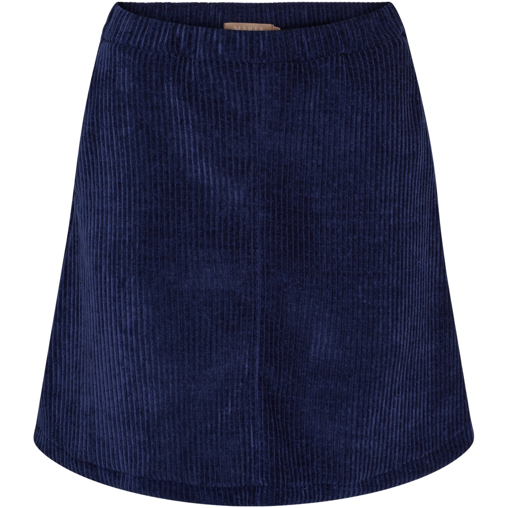 MARTA DU CHATEAU Marta du Chateau dame nederdel MdcJune 57089 Skirt BlueNavy1
