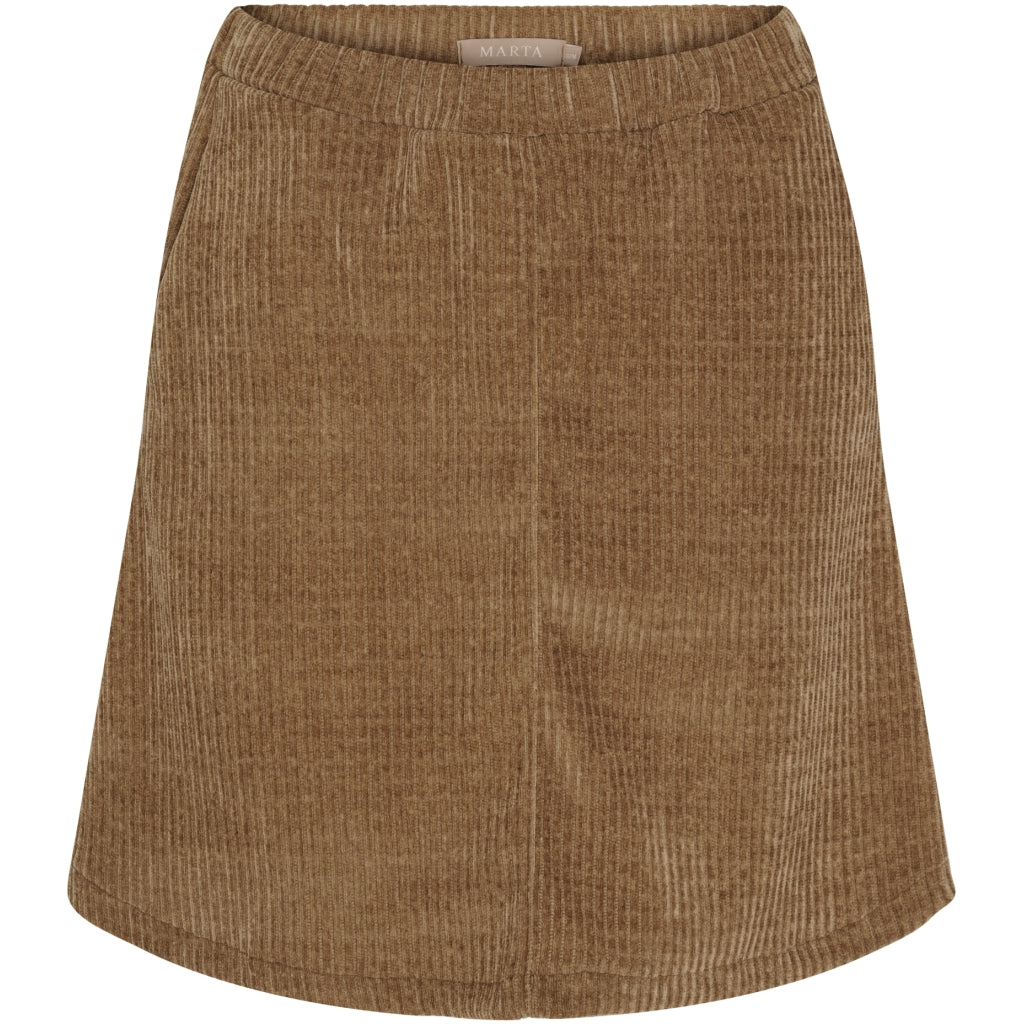 MARTA DU CHATEAU Marta du Chateau dame nederdel MdcJune 57089 Skirt Camel99