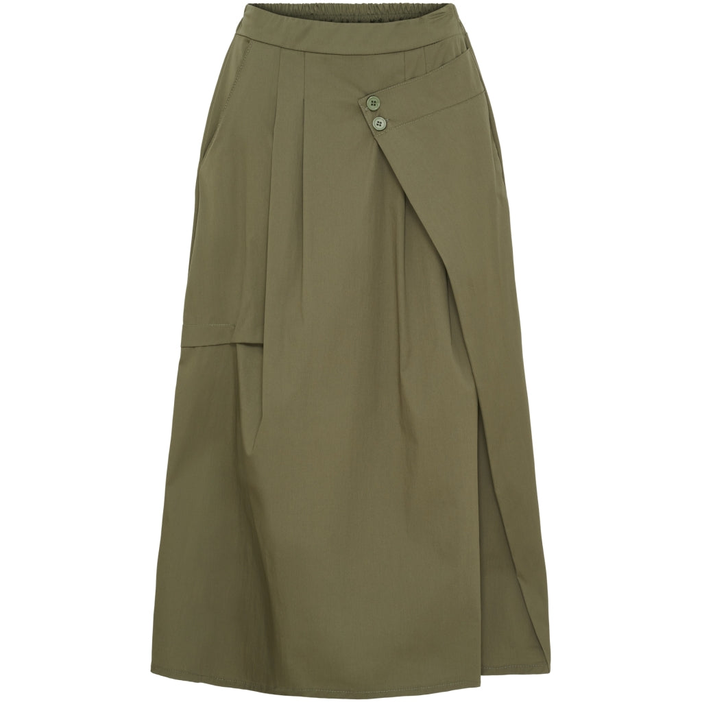 MARTA DU CHATEAU Marta du Chateau dame nederdel MdcLinnea 257050 Skirt Army