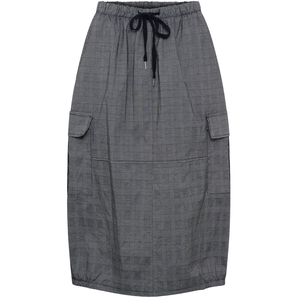 MARTA DU CHATEAU Marta du Chateau dame nederdel MdcPeridot 57179 Skirt Blue Check