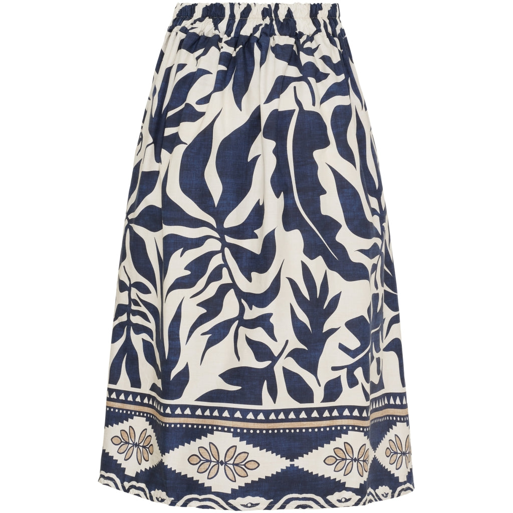 MARTA DU CHATEAU Marta du Chateau dame nederdel MdcRenata 4911Tela Skirt Blue