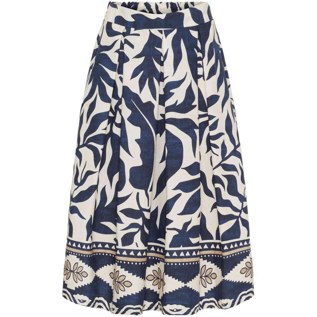 MARTA DU CHATEAU Marta du Chateau dame nederdel MdcRenata 4911Tela Skirt Blue