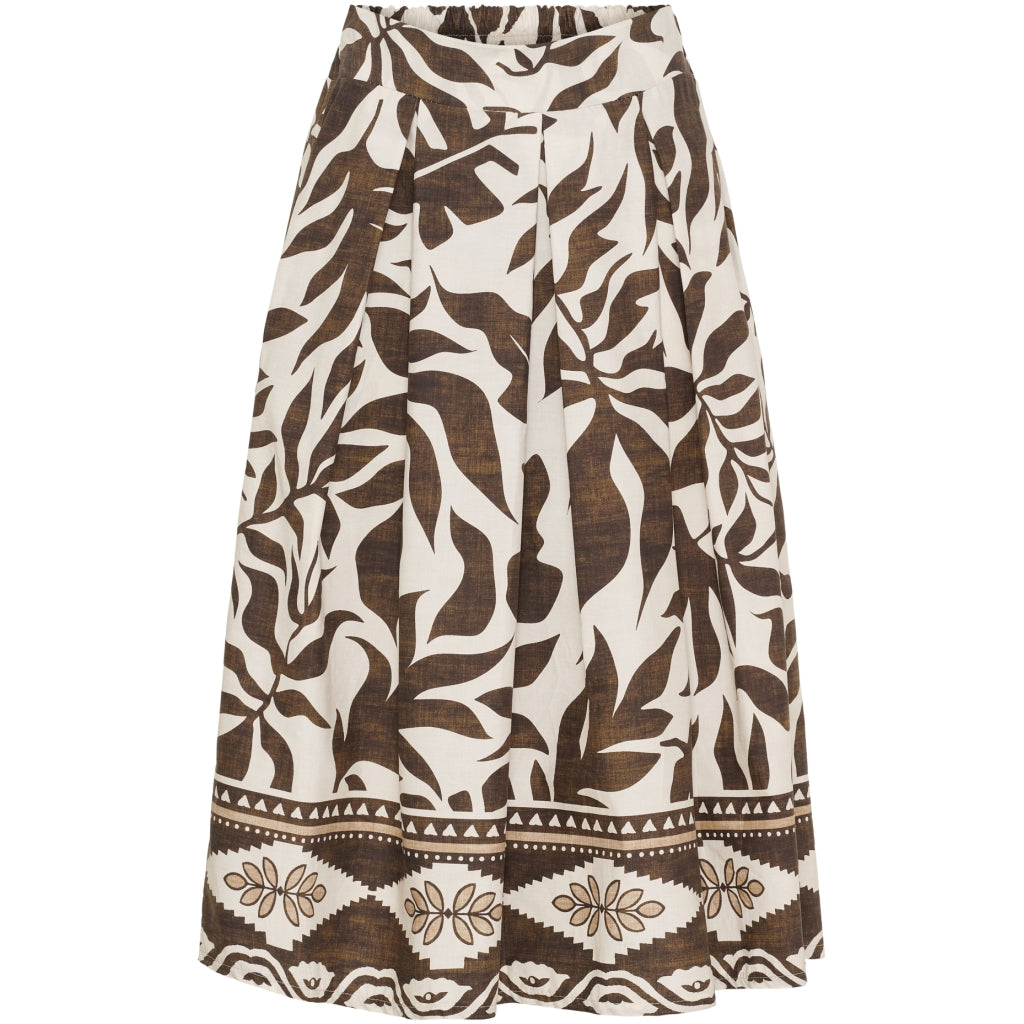 MARTA DU CHATEAU Marta du Chateau dame nederdel MdcRenata 4911Tela Skirt Moro