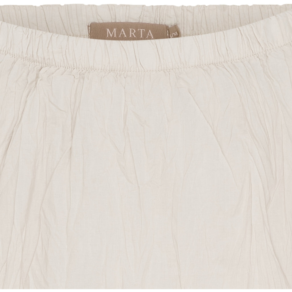 MARTA DU CHATEAU Marta du Chateau dame nederdel MdcVela 257052 Skirt Beige1752