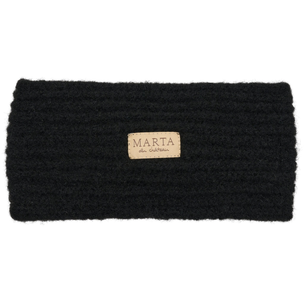 MARTA DU CHATEAU Marta du Chateau dame pandebånd MdcEne 200320-005 Hats Black