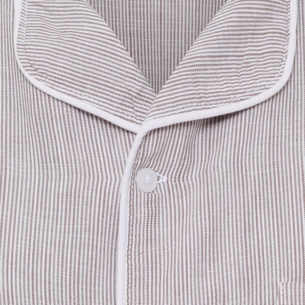 MARTA DU CHATEAU Marta du Chateau dame pyjamas skjorte MdcPil MN140125-003 Shirt Light Brown