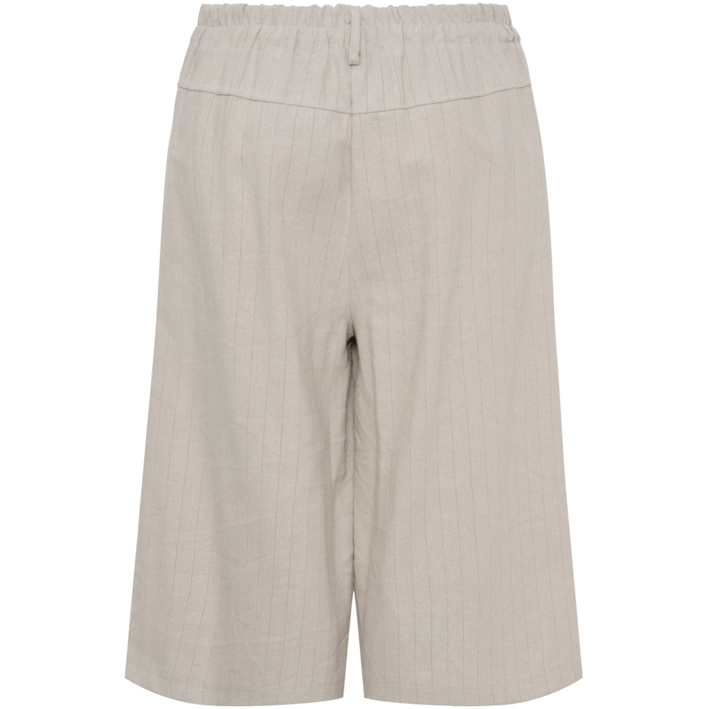 MARTA DU CHATEAU Marta du Chateau dame shorts MdcAdrielle 8053 Pant Beige Stripe