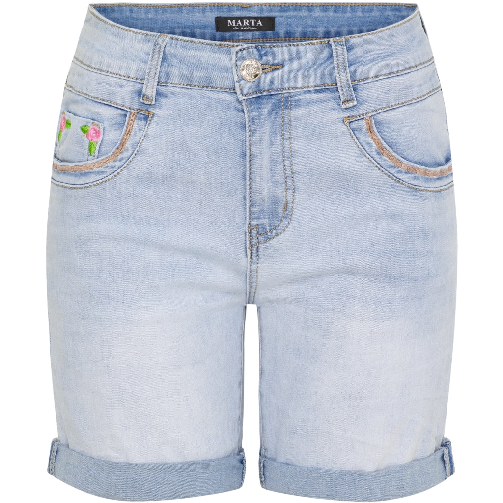 MARTA DU CHATEAU Marta du Chateau dame shorts MdcHilma MDC205-26104 Shorts Denim