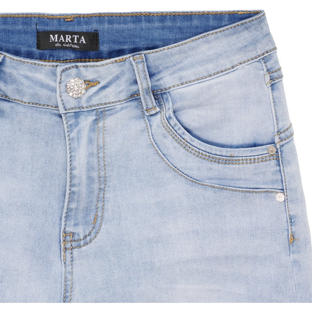 MARTA DU CHATEAU Marta du Chateau dame shorts MdcKaia MDC207-26106 Shorts Denim