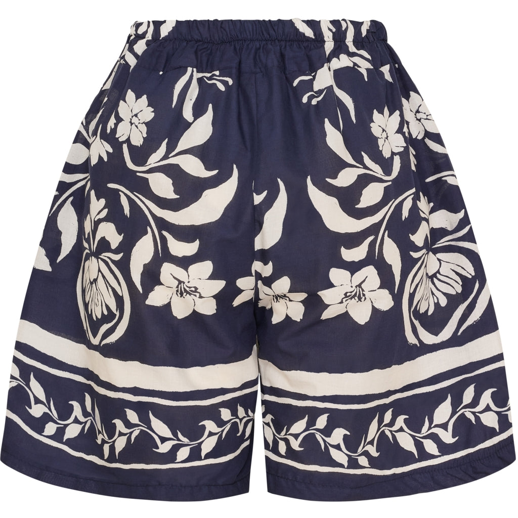 MARTA DU CHATEAU Marta du Chateau dame shorts MdcSiena 256197 Shorts Bianco/BlueGN4133