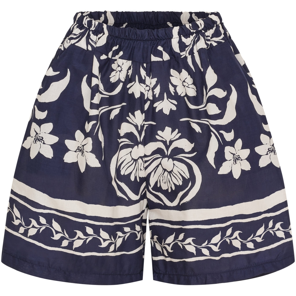 MARTA DU CHATEAU Marta du Chateau dame shorts MdcSiena 256197 Shorts Bianco/BlueGN4133