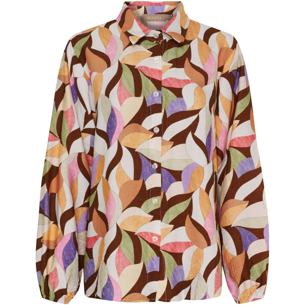 MARTA DU CHATEAU Marta du Chateau dame skjorte MdcAntares 7706 Shirt Caramel2999tps