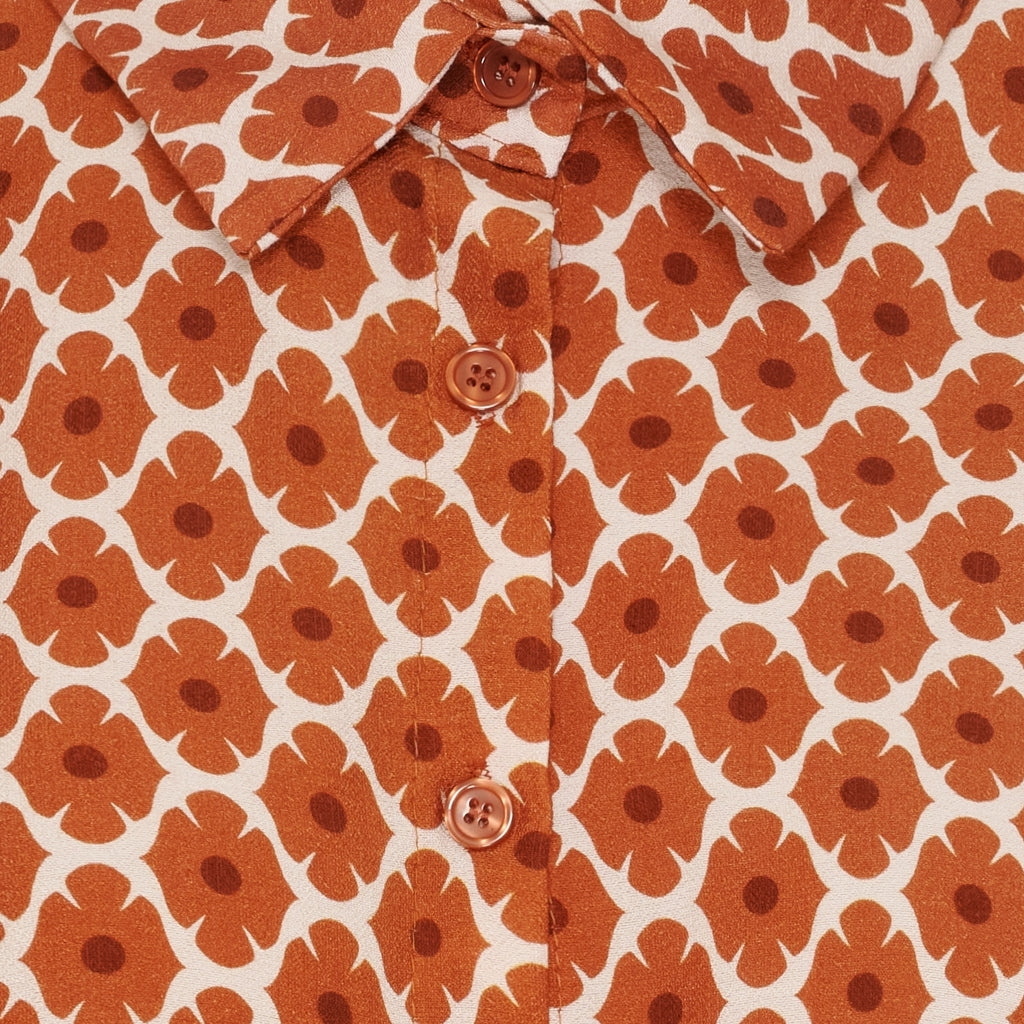 MARTA DU CHATEAU Marta du Chateau dame skjorte MdcAntares 7706 Shirt Coccio2158tpl