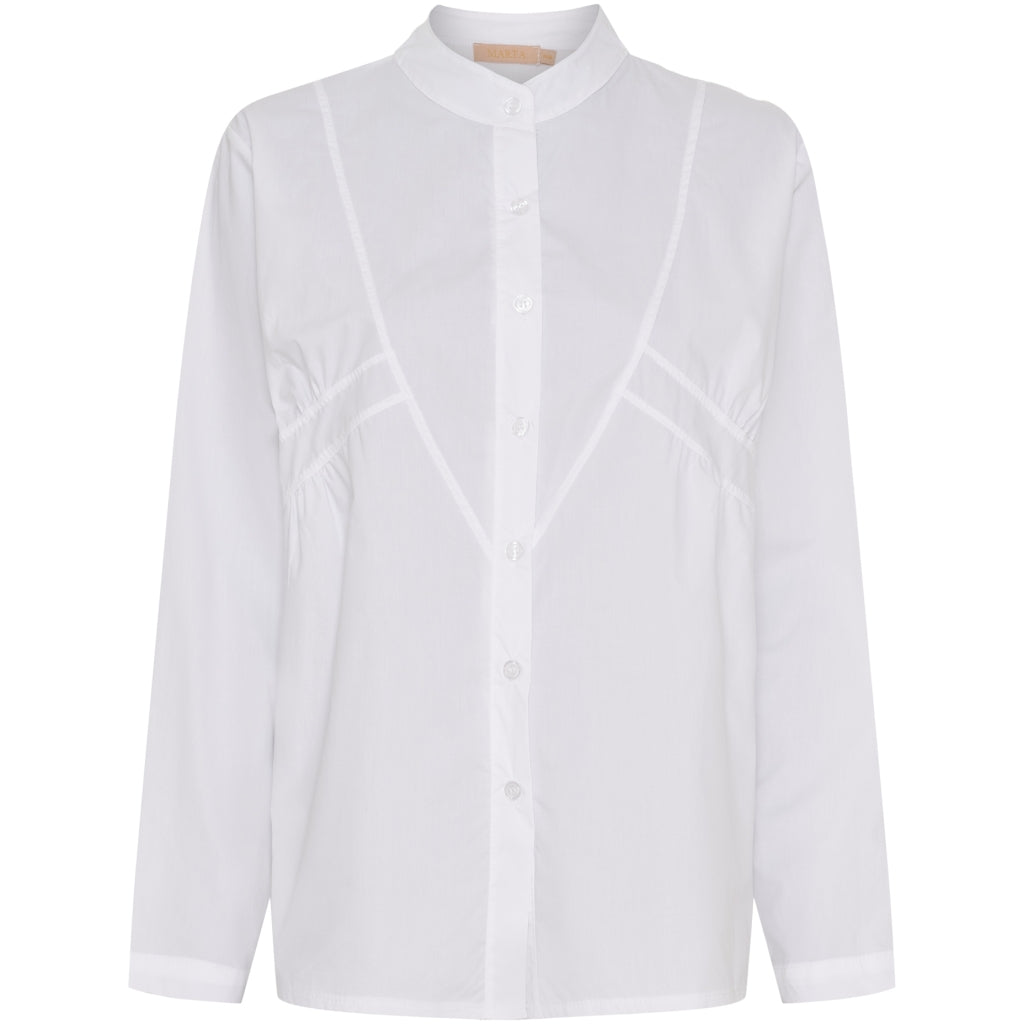 MARTA DU CHATEAU Marta du Chateau dame skjorte MdcBenedicte 258011 Shirt White