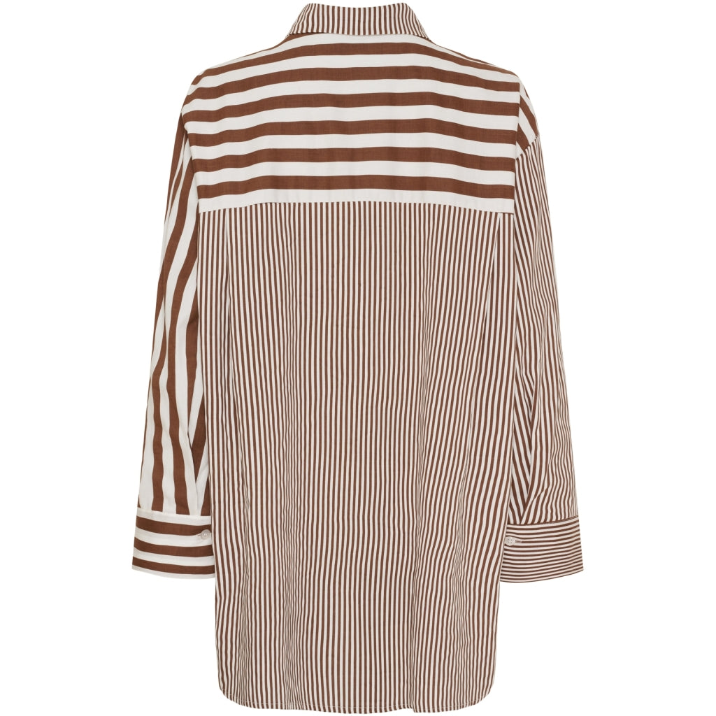 MARTA DU CHATEAU Marta du Chateau dame skjorte MdcBirch 258998 Shirt Moro Stripe