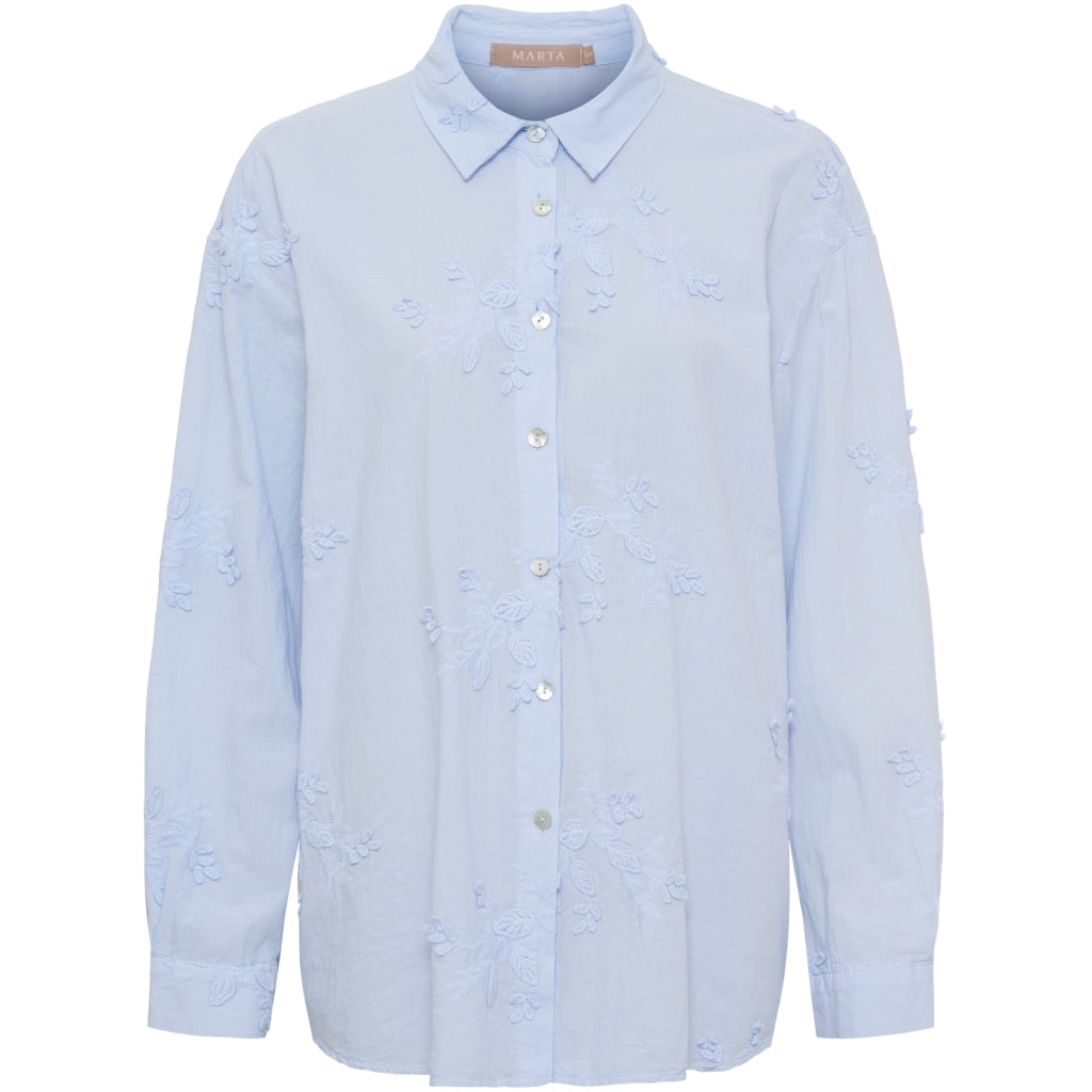 MARTA DU CHATEAU Marta du Chateau dame skjorte MdcBlair 28519 Shirt Cielo