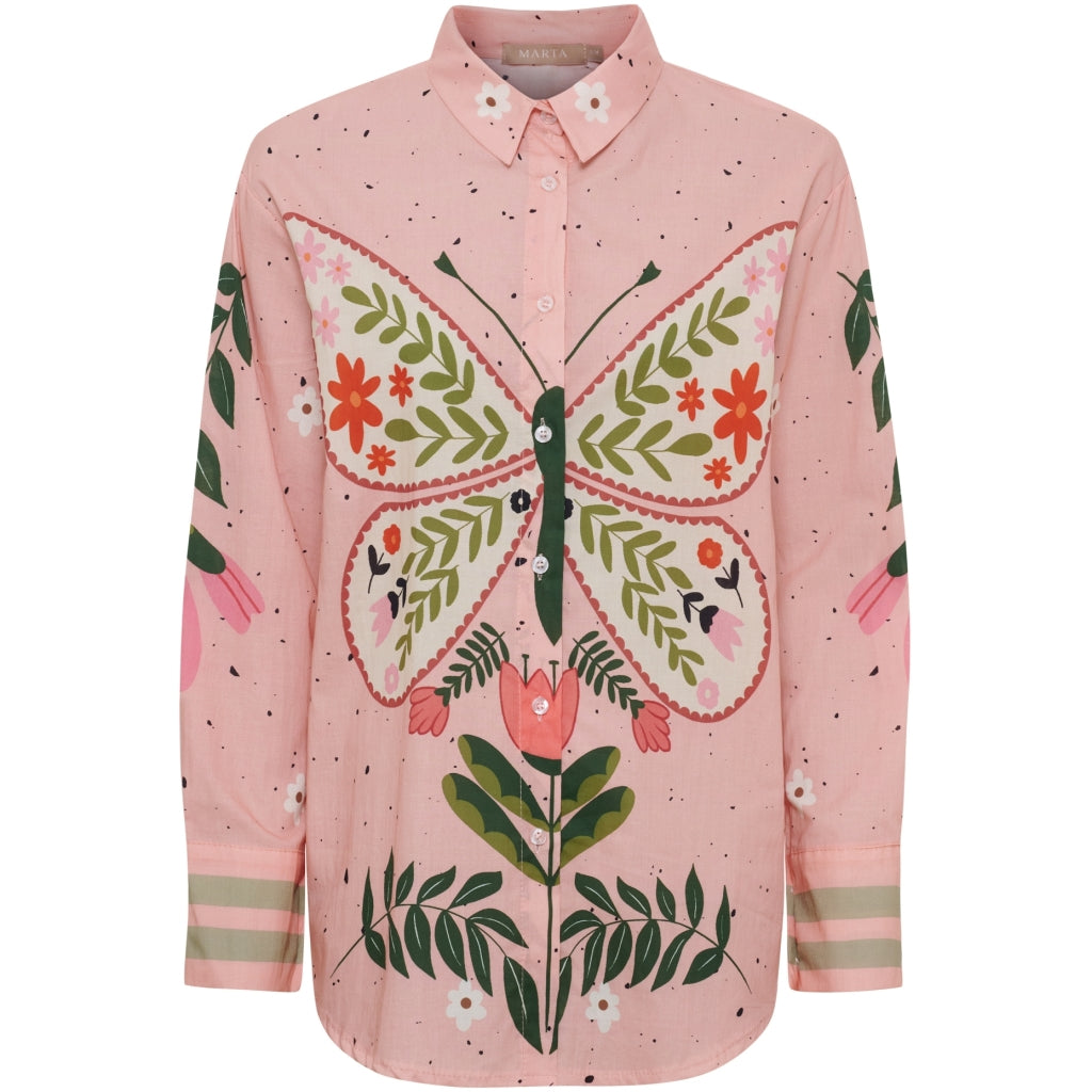MARTA DU CHATEAU Marta du Chateau dame skjorte MdcBryna 18743M Shirt Pink