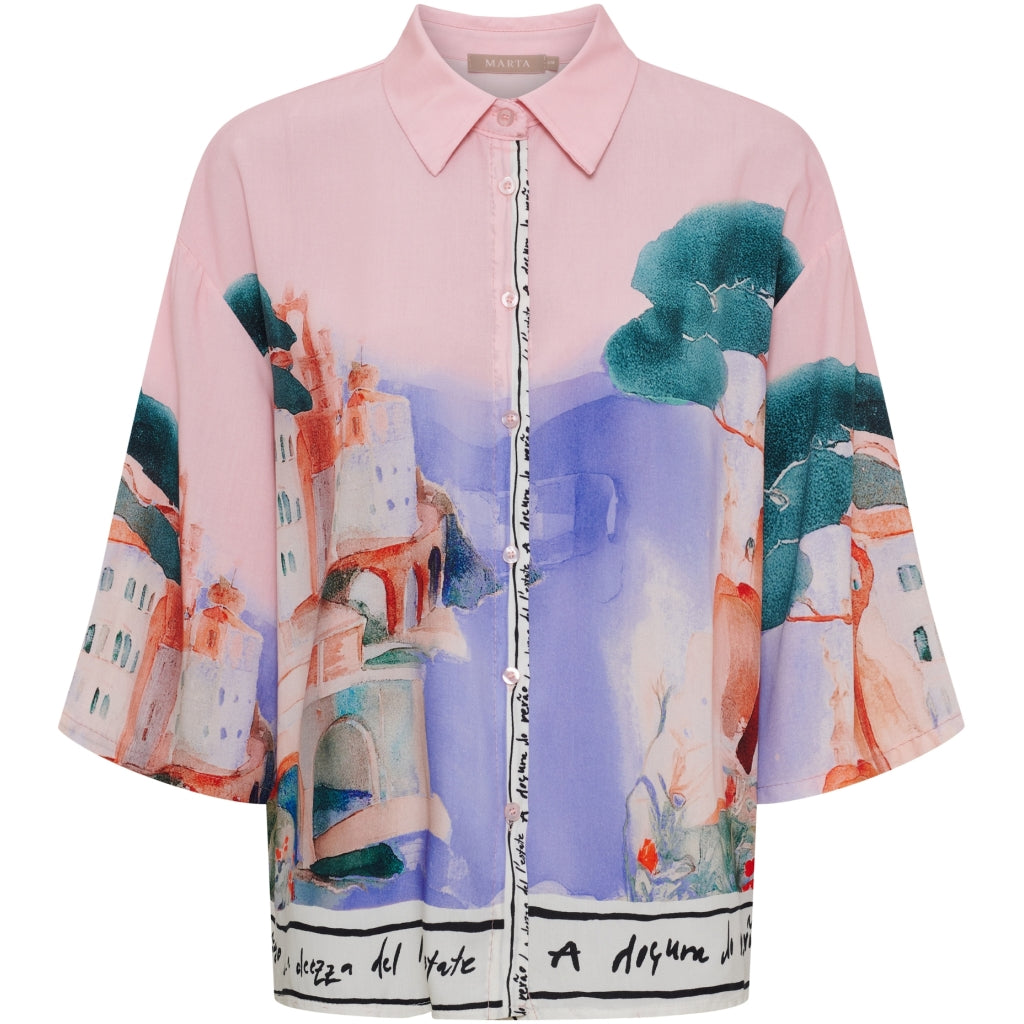 MARTA DU CHATEAU Marta du Chateau dame skjorte MdcCallie 68001 Shirt Rosa