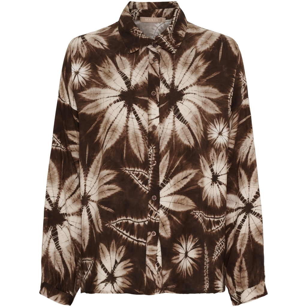 MARTA DU CHATEAU Marta du Chateau dame skjorte MdcCapri 2615 Shirt MoroEG929TD