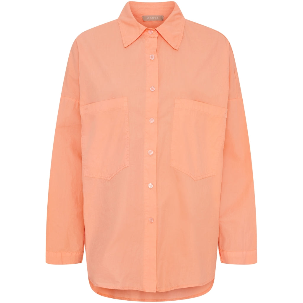 MARTA DU CHATEAU Marta du Chateau dame skjorte MdcCecile 85530 Shirt Salmone2194