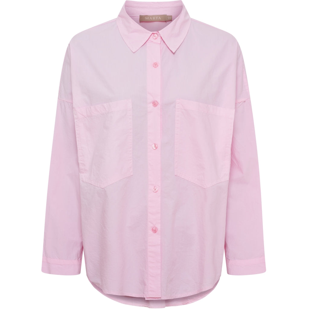 MARTA DU CHATEAU Marta du Chateau dame skjorte MdcCecile 85530 Shirt Rosa13-2808