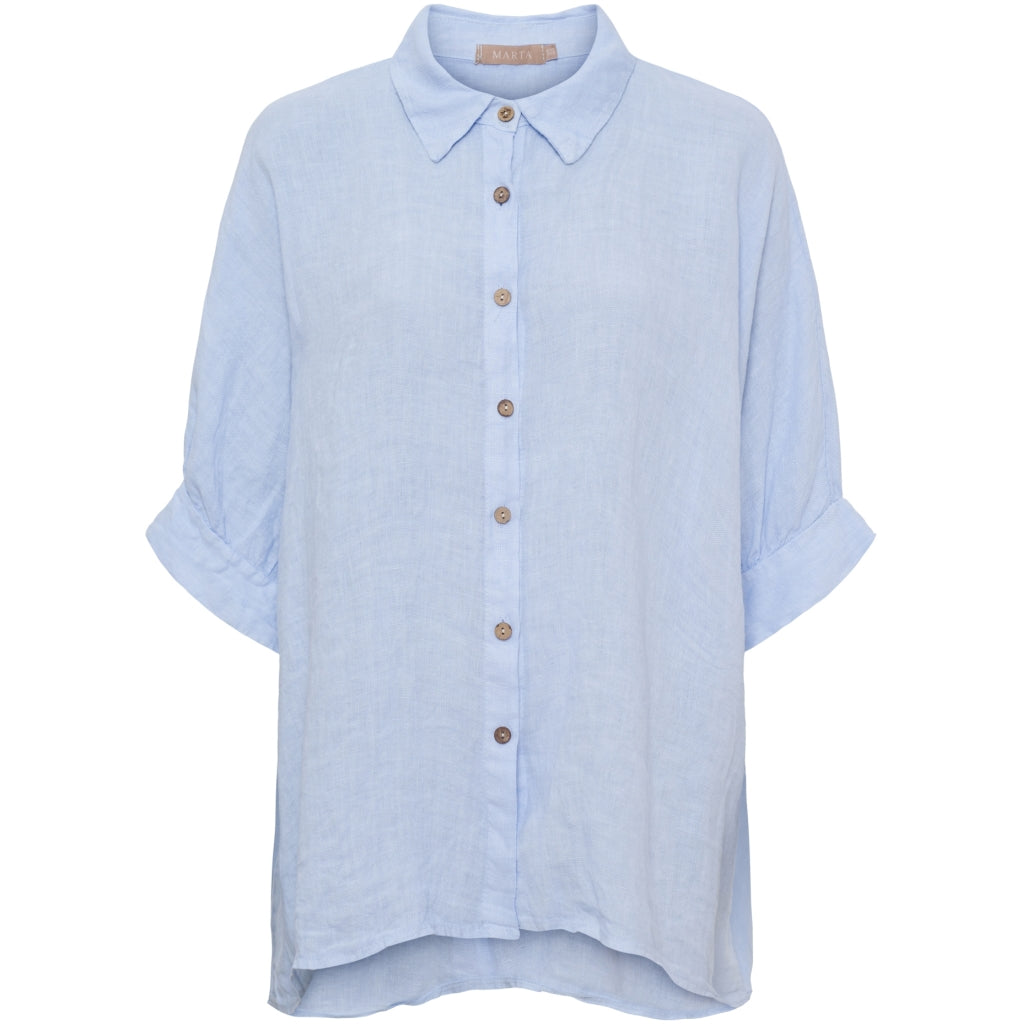 MARTA DU CHATEAU Marta du Chateau dame skjorte MdcCirelle 86250 Shirt Cielo