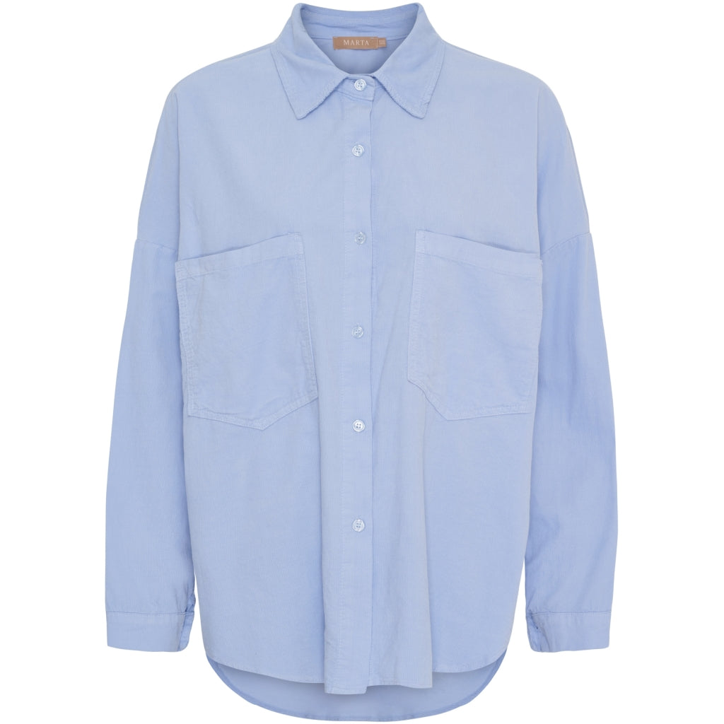 MARTA DU CHATEAU Marta du Chateau dame skjorte MdcColine 258037 Shirt Celeste2389