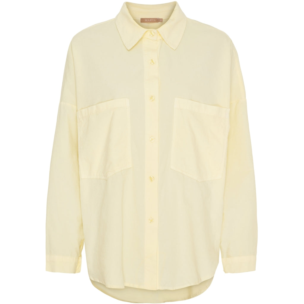 MARTA DU CHATEAU Marta du Chateau dame skjorte MdcColine 258037 Shirt Yellow
