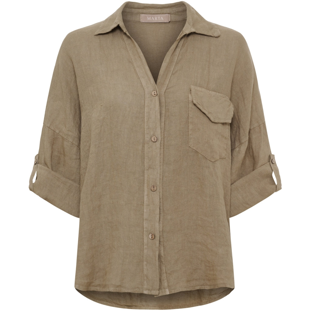 MARTA DU CHATEAU Marta du Chateau dame skjorte MdcDaira 266152 Shirt Coloniale